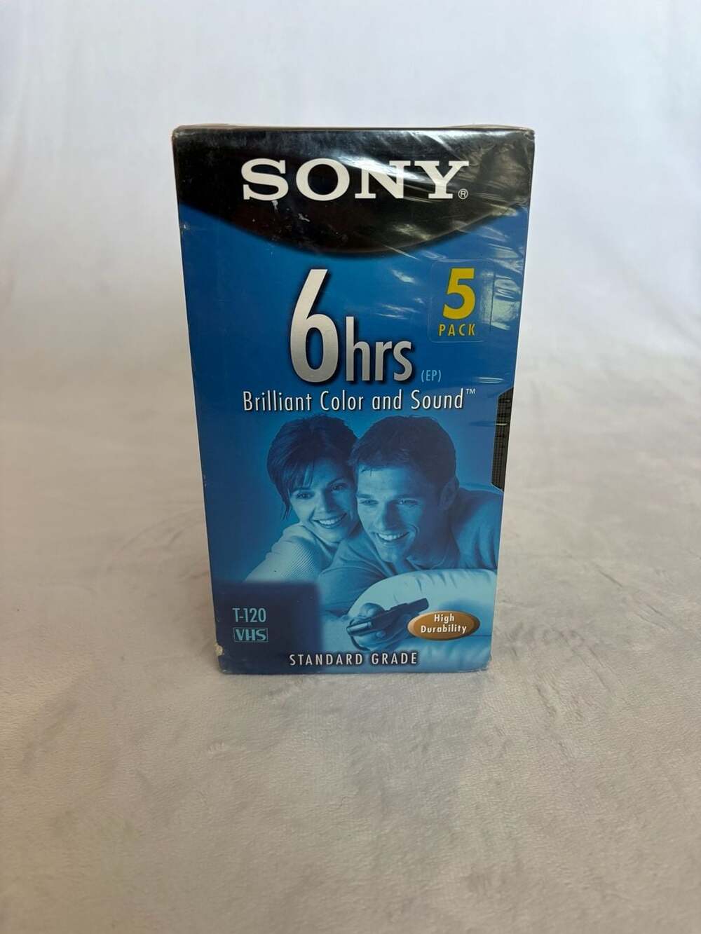 Sony Standard Grade T-120VL/WA VHS Blank Video Tapes 5-Pack